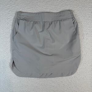 Athleta Stellar Skort Light Gray Size small workout athletic sportswear